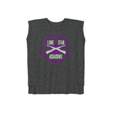 Lone Star Assassins Women’s Flowy Rolled Cuffs Muscle Tee