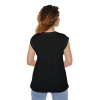 Lone Star Assassins Women’s Flowy Rolled Cuffs Muscle Tee