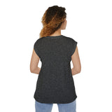 Lone Star Assassins Women’s Flowy Rolled Cuffs Muscle Tee