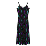 Sleeveless Strappy Maxi Dress