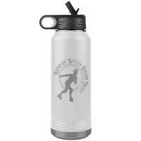 Brawlin Betties Roller Derby 32oz Insulated Engraved Water Bottle