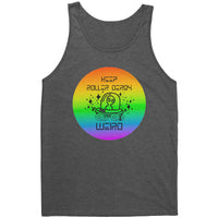 Carson Victory Rollers Keep Roller Derby Weird Rainbow Unisex Tanks (3 cuts)