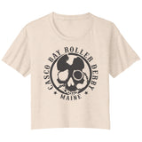 Casco Bay Roller Derby Black Logo Tees (3 cuts!)