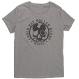 Casco Bay Roller Derby Black Logo Tees (3 cuts!)