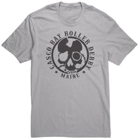 Casco Bay Roller Derby Black Logo Tees (3 cuts!)