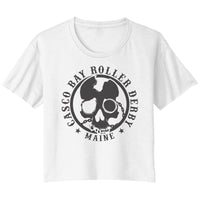 Casco Bay Roller Derby Black Logo Tees (3 cuts!)