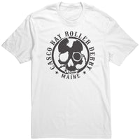 Casco Bay Roller Derby Black Logo Tees (3 cuts!)