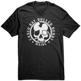 Casco Bay Roller Derby White Logo Tees (3 cuts!)