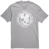 Casco Bay Roller Derby White Logo Tees (3 cuts!)