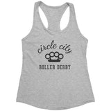 Circle City Roller Derby Knuckle Logo Tanks (3 cuts!)