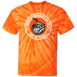 Carolina Wreckingballs Roller Derby 100% Cotton Tie Dye T-Shirt
