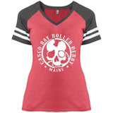 Casco Bay Roller Derby Ladies' Game V-Neck T-Shirt