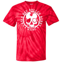 Casco Bay Roller Derby 100% Cotton Tie Dye T-Shirt