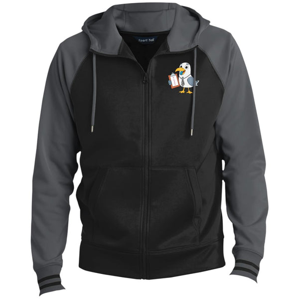 WIRDOS Men's Sport-Wick® Full-Zip Hooded Jacket