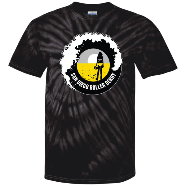 San Diego Roller Derby 100% Cotton Tie Dye T-Shirt