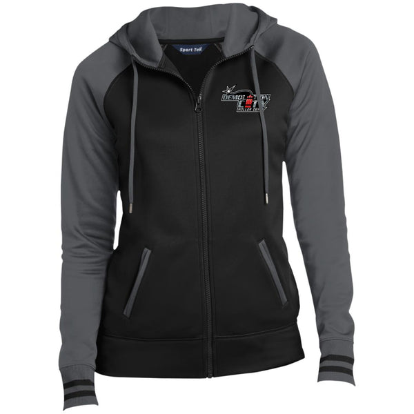 Demolition City Roller Derby Ladies' Sport-Wick® Full-Zip Hooded Jacket