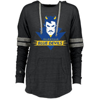 Ellenville Blue Devils Ladies Hooded Low Key Pullover