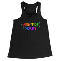 High Tide Derby Rainbow Logo Tanks