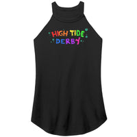 High Tide Derby Rainbow Logo Tanks