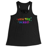High Tide Derby Rainbow Logo Tanks
