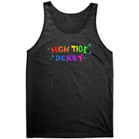 High Tide Derby Rainbow Logo Tanks