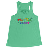 High Tide Derby Rainbow Logo Tanks