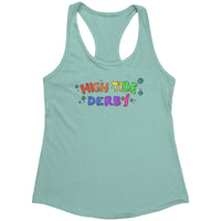 High Tide Derby Rainbow Logo Tanks