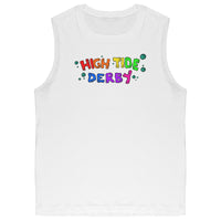 High Tide Derby Rainbow Logo Tanks