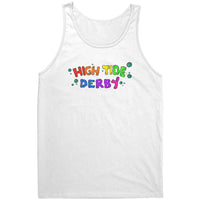 High Tide Derby Rainbow Logo Tanks