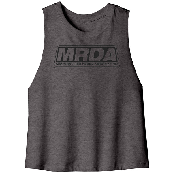 MRDA Black Logo Cropped Tank