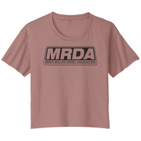 MRDA Black Logo Cropped Tee