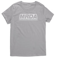 MRDA White Logo Fitted Tee