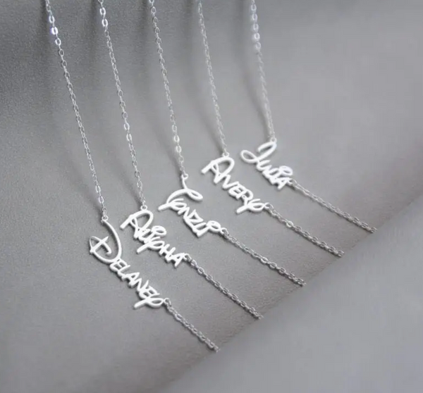 Custom Disney Font Name Necklace