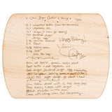 Taylor Swift Chai Cookie Recipe Cutting Board