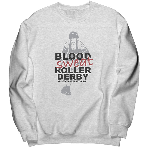 Yellow Rose Derby Girls Blood Sweat Roller Derby Outerwear (3 cuts!)