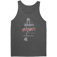 Yellow_Rose_Derby_Girls_Blood_Sweat_Roll_Grey_Triblend_Mockup.png
