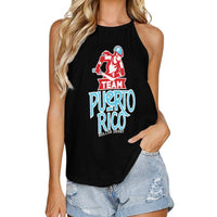 Women&#039;s Round-Neck Vest Team Puerto Rico Round Neck Tank