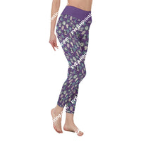 Haunted Mansion All-Over Print Womens High Waist Leggings | Side Stitch Closure