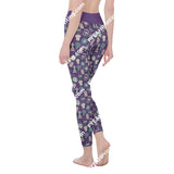 Haunted Mansion All-Over Print Womens High Waist Leggings | Side Stitch Closure