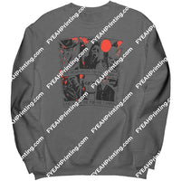 Horror Tarot Outerwear (2 Cuts) Port & Co Crewneck Sweatshirt / Dark Heather S Apparel