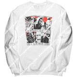 Horror Tarot Outerwear (2 Cuts) Port & Co Crewneck Sweatshirt / White S Apparel