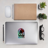 MRDA Color Logo Holographic stickers