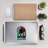 MRDA Color Logo Holographic stickers