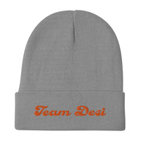 Team Desi Roller Derby Embroidered Beanie