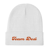 Team Desi Roller Derby Embroidered Beanie