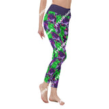Oogie Boogie All-Over Print Womens High Waist Leggings | Side Stitch Closure