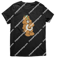 Pumpkin Bear District Womens Shirt / Jet Black S Apparel