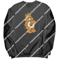 Pumpkin Bear Gildan Crewneck Sweatshirt 2 / Black S Apparel