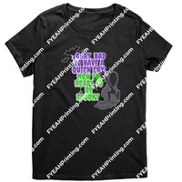 Sorry Had To Have A Quick Cry Now Im Ready Be Spooky (6 Cuts!) District Womens Shirt / Jet Black Xs
