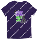 Sorry Had To Have A Quick Cry Now Im Ready Be Spooky (6 Cuts!) District Womens Shirt / Purple Xs